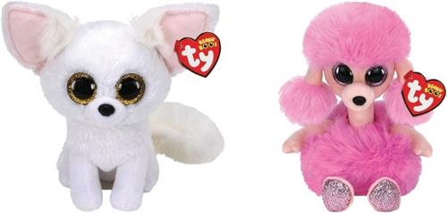 Ty - Knuffel - Beanie Boo's - Phoenix Fox & Camilla Poodle