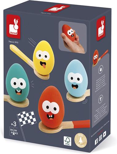 Janod Verjaardagsspel - Eieren race