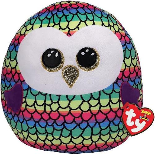 Ty Squish a Boo Owen Owl 20cm