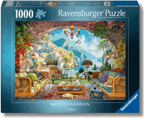 Ravensburger puzzel Mediterranean Terrace View - Legpuzzel - stukjes