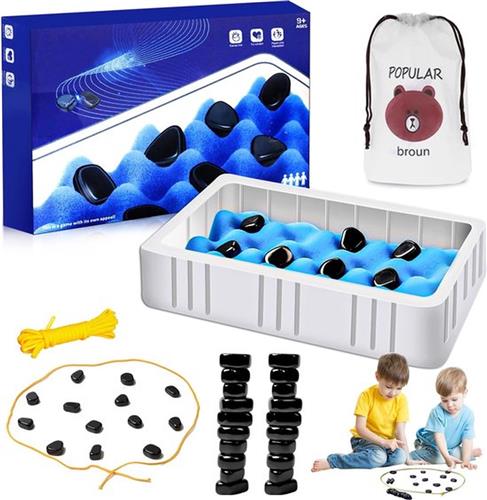 Kaiyingxin Magnetisch schaakspel, stenen, magnetisch schaakbord, voor kinderen, speelgoed, leuk spel, cadeau, verjaardagscadeau