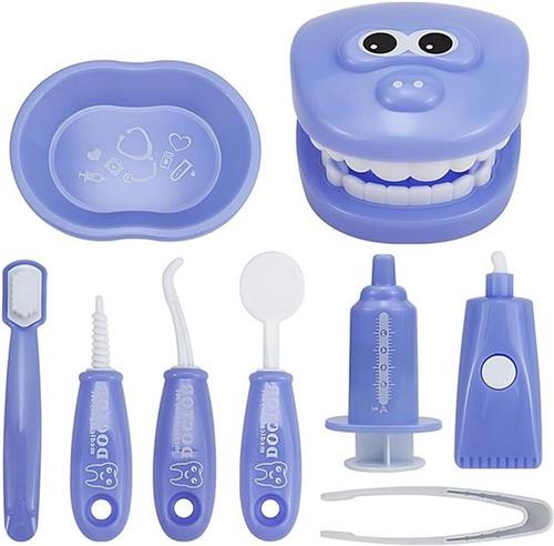 Dokterset Speelgoed Tandarts Set Jongens Meisjes Rollenspel 3 Jaar Kinderspeelgoed - 9 Delig Dokterset Speelgoed