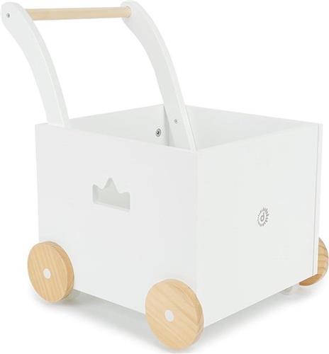 Loopwagen baby hout 1 jaar multifunctioneel design opbergruimte loopwagen baby