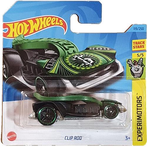 HOT WHEELS CLIP ROD 119/250 1:64 RACING GREEN EXPERIMOTORS 5/5