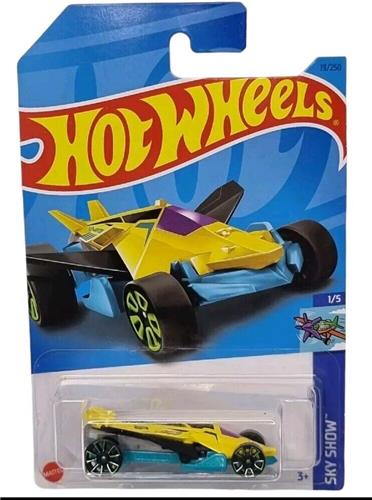 HOT WHEELS AIRUPTION YELLOW/BLEU 19/250 1:64 SKY SHOW 1/5