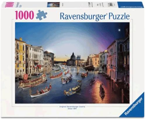 Ravensburger puzzel Venice Day to Night - Legpuzzel - 1000 stukjes