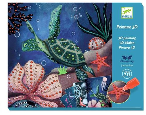 Djeco schilderen knutselset Abysses - creatief speelgoed FSC MIX.