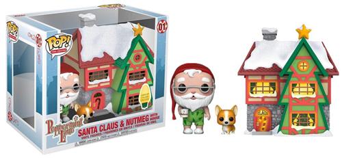 Funko Pop! Town Holiday Santa House with Santa and Nutmeg
