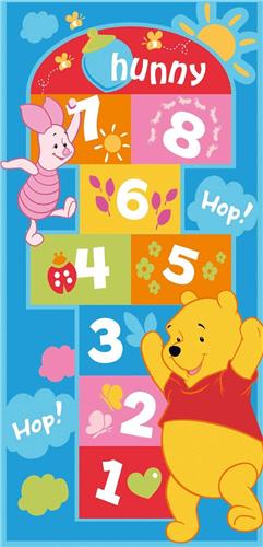 Disney - Winnie the Pooh, Winnie de Poeh - Speelkleed - Cijfers- 67 x 140 cm