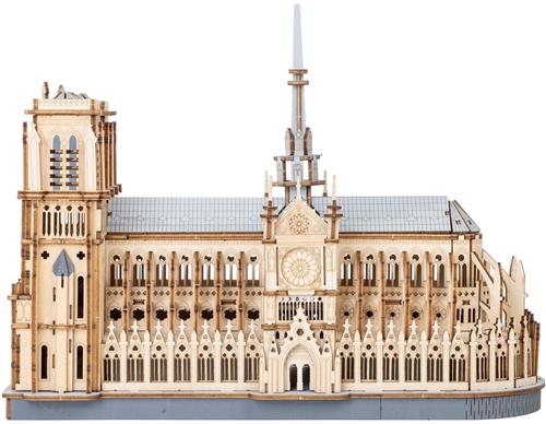 Robotime Paris Cathedral - TG511 - Rowood Creative Assembly Model - Architectuur - Miniatuur - Notre Dame - Bouwpakket