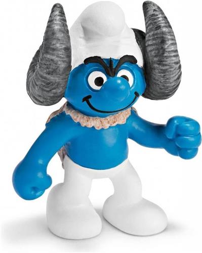 Ramsmurf - Horoscoop - Ram - Speelfiguur voor kinderen - Schleich - De Smurfen - 6cm