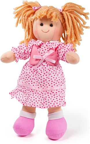 Bigjigs stoffen pop Sophie 28cm