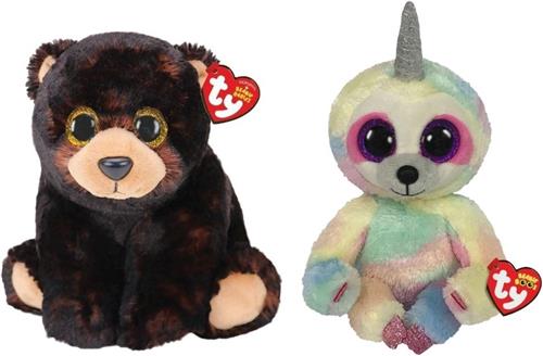 Ty - Knuffel - Beanie Buddy - Kodi Bear & Cooper Sloth