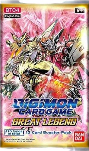 Digimon TCG Great Legend Booster Display BT04 (24 Packs) EN