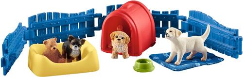 schleich FARM WORLD - Puppy huis - Honden speelgoed - Kinderspeelgoed - 13 Onderdelen