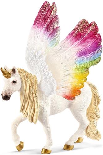 Schleich bayala - Gevleugelde regenboogeenhoorn - Speelfiguur - Kinderspeelgoed voor Jongens en Meisjes - 5 tot 12 jaar - 70576