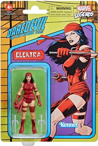 Marvel Legends Series - Retro Collection - Figurine d'action Elektra 10cm