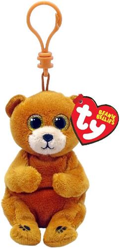 Ty Beanie Babies Bellies Clip - Duncan Bear - Sleutelhanger - 10 cm