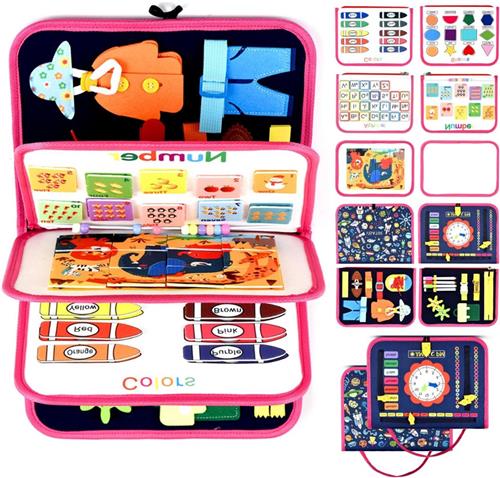 Lexium Busy Board - Montessori Speelgoed - Busy Board Montessori - Activity Board - Activiteitenbord - Motoriek Speelgoed - Educatief - Sensorisch Speelgoed