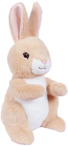 PIA Soft Toys - Pluche Knuffeldier - Konijn - beige - 26 cm