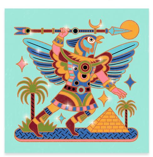 Djeco kleurplaten dieren - Heldhaftige dieren kleuractiviteit.