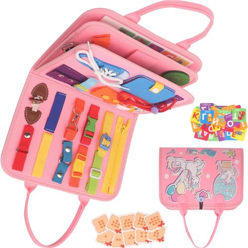 Lexium Busy Board - Montessori Speelgoed - Busy Board Montessori - Activity Board - Activiteitenbord - Motoriek Speelgoed - Educatief - Sensorisch Speelgoed