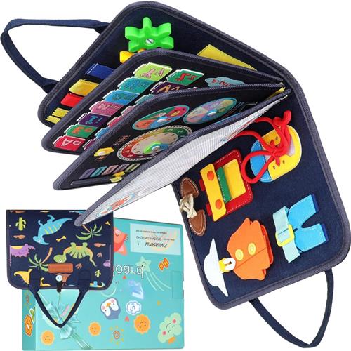 Lexium Busy Board - Montessori Speelgoed - Busy Board Montessori - Activity Board - Activiteitenbord - Motoriek Speelgoed - Educatief - Sensorisch Speelgoed