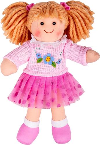Bigjigs stoffen pop Jasmin 25 cm