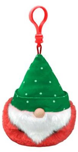 TY Beanie Boo's Clip Christmas Gnome Green Hat 7 cm