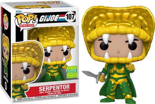 Funko Pop! G.I. Joe - Serpentor #107 - 2022 San Diego Comic-Con Exclusive