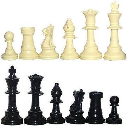 Schaakstukken Plastic, 77mm