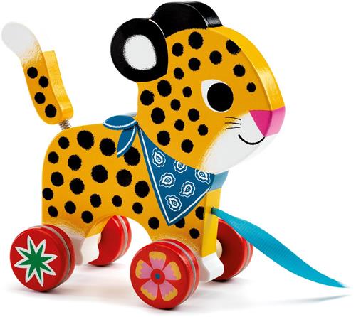 Djeco Trekfiguur Luipaard Greta