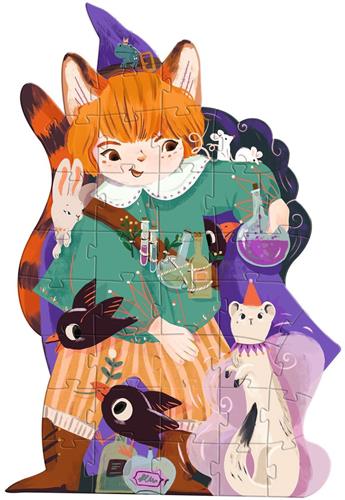 Djeco puzzel magie - Pio le magicien 36 stukjes en miniatuur.