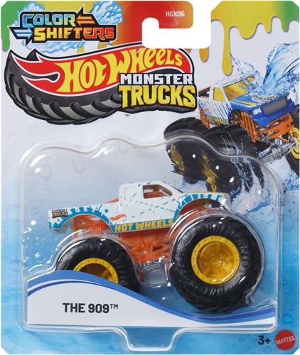Hot Wheels Color Shifters Monster Trucks THE 909 Vehicle, Monstertruck, 3 jaar, Metaal, Meerkleurig