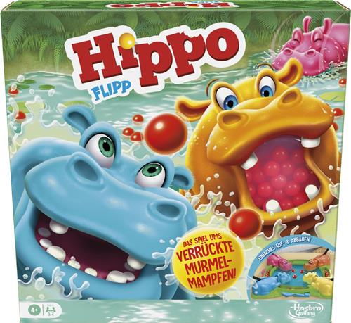 Hasbro Gaming Hungry Hungry Hippos, Bordspel, Feest, 4 jaar, Familiespel