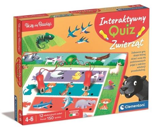 Leren en spelen. Interactieve quiz Dieren - Ucz si bawic. Interaktywny quiz Zwierzta