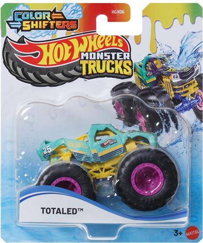 Hot Wheels Color Shifters Monster Trucks TOTALED Vehicle, Monstertruck, 3 jaar, Metaal, Meerkleurig