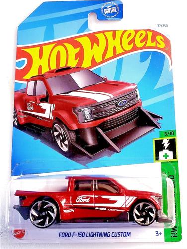 HOT WHEELS FORD F-150 RED 37/250 (1:64) HW GREEN SPEED 5/10