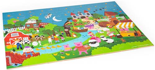 Bigjigs vloerpuzzel rijmpje