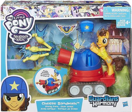My Little Pony Guardians Of Harmony Cheese Sandwich Pony With Party Tank