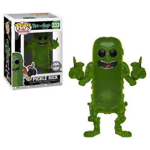 Pickle Rick (translucent) #333 Limited Editie - Rick & Morty - Funko POP!