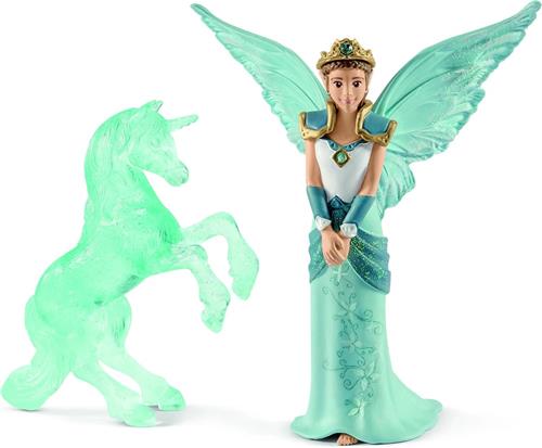 Schleich bayala - MOVIE Eyela met eenhoorn ijssculptuur - Speelfiguur - Kinderspeelgoed voor Jongens en Meisjes - 5 tot 12 jaar