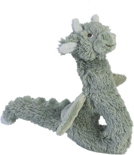 Happy Horse Draak Drake Rammelaar - Groen - Baby cadeau
