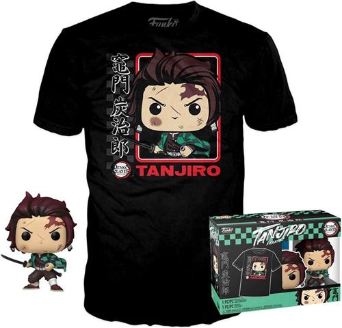 Funko Pop! & Tee: Demon Slayer: Tanjiro Kamado - L