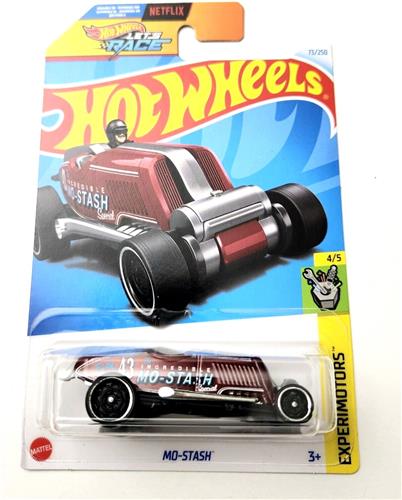 HOT WHEELS MO-STASH 73/250 1:64 RED HW EXPERIMOTORS