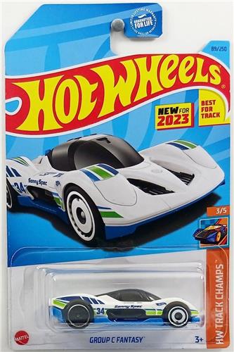 HOT WHEELS GROUP C FANTASY WHITE 89/250 1:64 HW TRACK CHAMPS 3/5