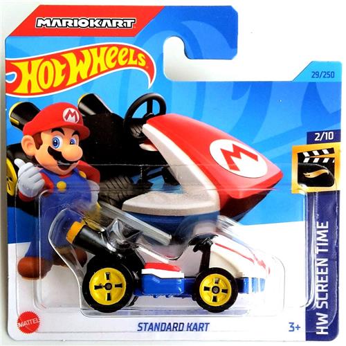 HOT WHEELS STANDARD KART MARIO 29/250 HW SCREEN TIME 2/5 1:64