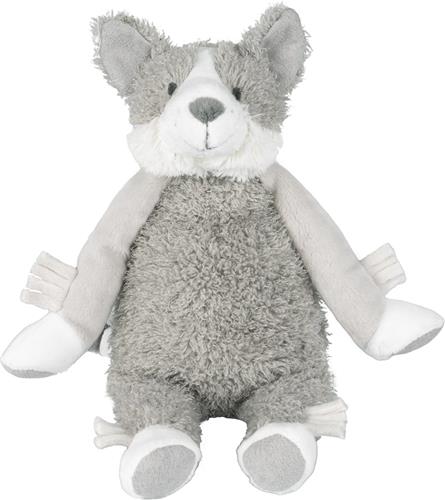 Happy Horse Husky Hunter Knuffel 30cm - Grijs - Baby Knuffel