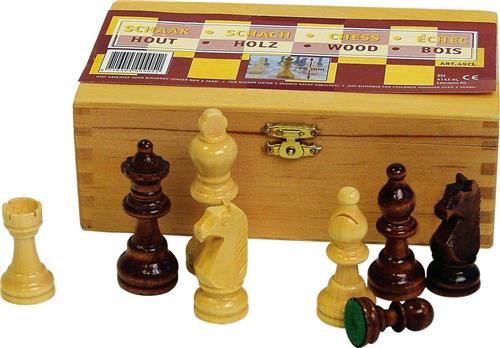 Abbey Game Schaakstukken - 93 mm - Zwart/Wit