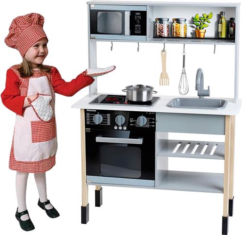 DailySupplies® Modderkeuken - Speelkeuken - Buitenkeuken Speelgoed - Mud Kitchen - Kinderspeelgoed 2 Jaar voor Jongens en Meisjes - Grijs